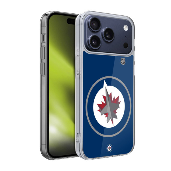NHL Winnipeg Jets Oversized Soft Gel Case for Apple iPhone 17 Pro