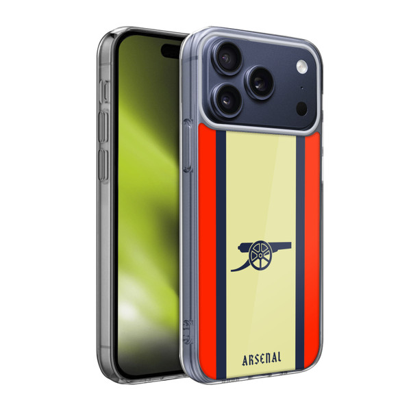 Arsenal FC 2021/22 Crest Kit Away Soft Gel Case for Apple iPhone 17 Pro Max