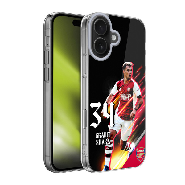 Arsenal FC 2021/22 First Team Granit Xhaka Soft Gel Case for Apple iPhone 17 Arsenal FC 2021/22 First Team Granit Xhaka Soft Gel Case for Apple iPhone 17