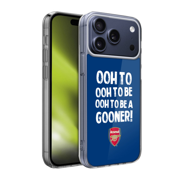 Arsenal FC Gunners Oooh To Be Soft Gel Case for Apple iPhone 17 Pro Max