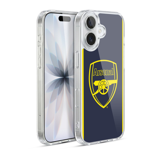 Arsenal FC 2016/17 Crest Kit Third Soft Gel Case for Apple iPhone 17