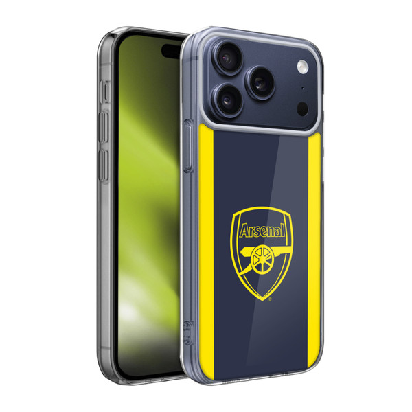 Arsenal FC 2016/17 Crest Kit Third Soft Gel Case for Apple iPhone 17 Pro Max