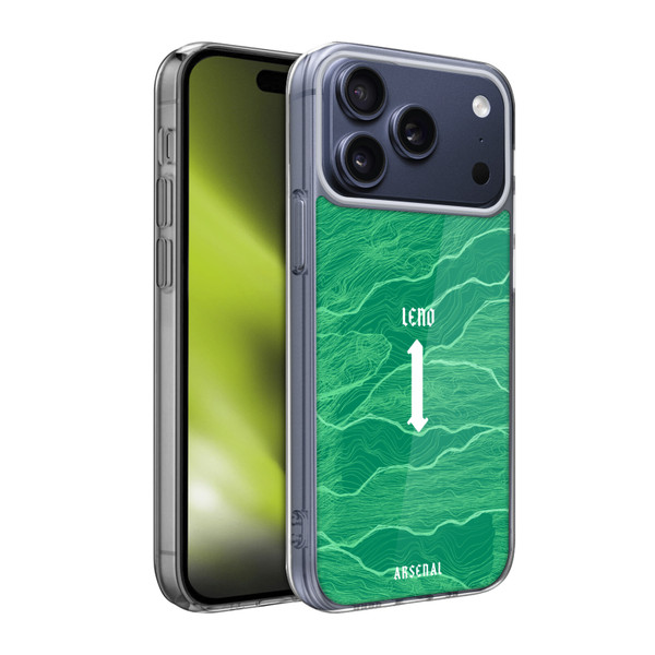 Arsenal FC 2021/22 Players Away Kit Bernd Leno Soft Gel Case for Apple iPhone 17 Pro Max