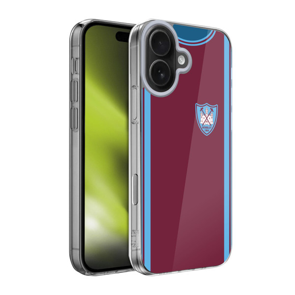 West Ham United FC Retro Kits 1964 FA Cup Final Soft Gel Case for Apple iPhone 17