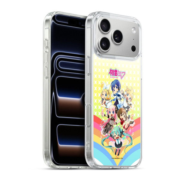 Hatsune Miku Virtual Singers Rainbow Soft Gel Case for Apple iPhone 17 Pro Max