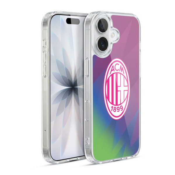AC Milan 2023/24 Crest Kit Third Soft Gel Case for Apple iPhone 17