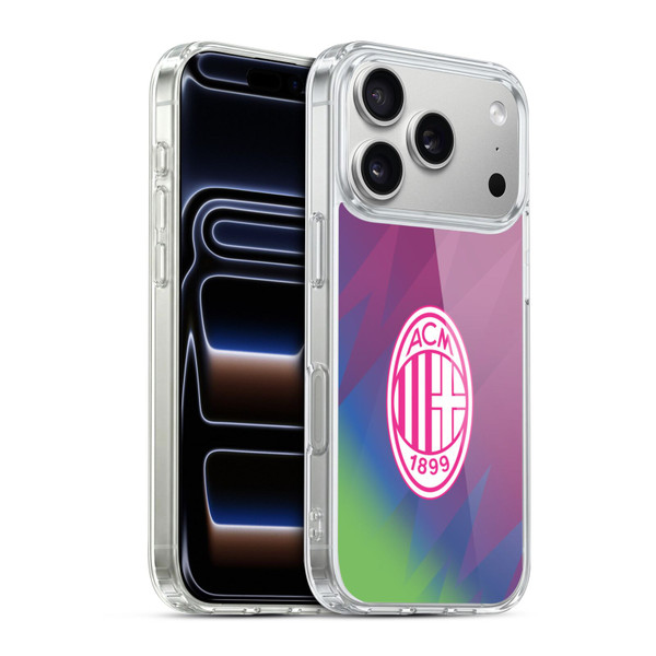 AC Milan 2023/24 Crest Kit Third Soft Gel Case for Apple iPhone 17 Pro