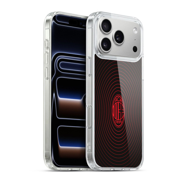 AC Milan Graphics Beat Soft Gel Case for Apple iPhone 17 Pro Max