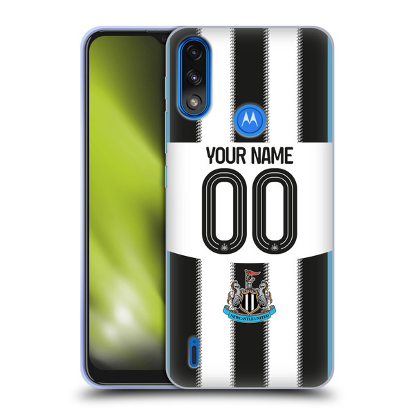 Newcastle United Football Club 2025/26 Crest Home Soft Gel Case for Motorola Moto E7 Power / Moto E7i Power
