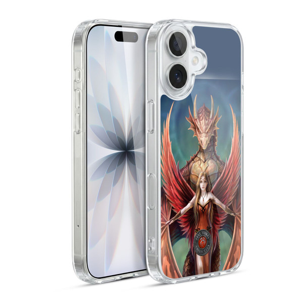 Anne Stokes Dragon Friendship Copperwings Soft Gel Case for Apple iPhone 17