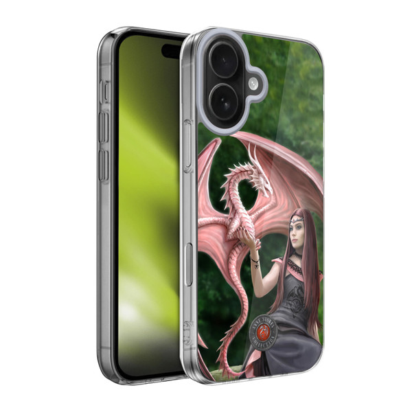 Anne Stokes Dragon Friendship Elegant Soft Gel Case for Apple iPhone 17