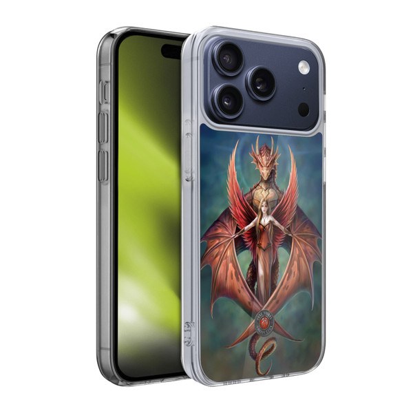 Anne Stokes Dragon Friendship Copperwings Soft Gel Case for Apple iPhone 17 Pro