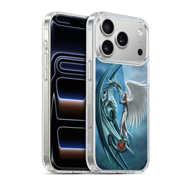 Anne Stokes Dragon Friendship Silverback Soft Gel Case for Apple iPhone 17 Pro