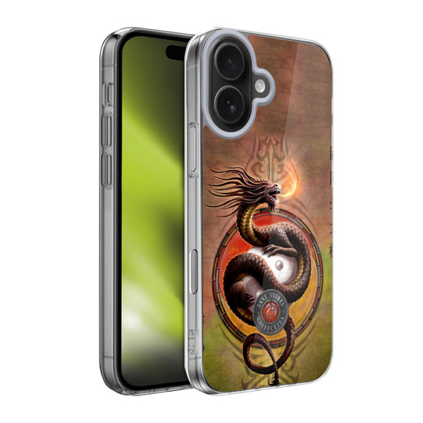 Anne Stokes Dragons Yin Yang Protector Soft Gel Case for Apple iPhone 17