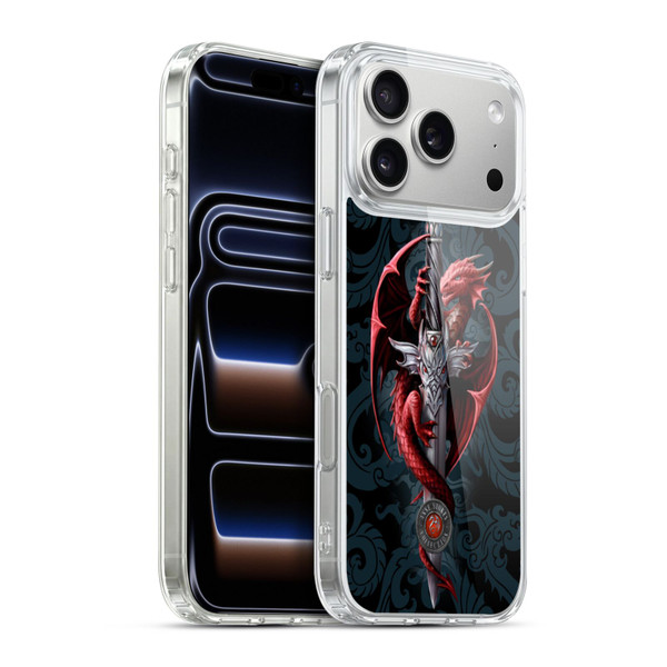 Anne Stokes Dragons Dagger Soft Gel Case for Apple iPhone 17 Pro Max