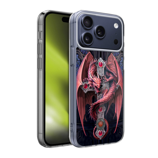 Anne Stokes Dragons Gothic Guardians Soft Gel Case for Apple iPhone 17 Pro Max