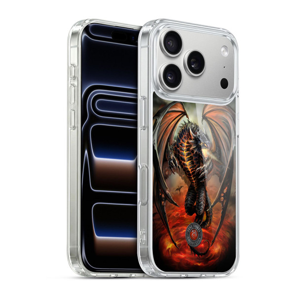 Anne Stokes Dragons Lava Soft Gel Case for Apple iPhone 17 Pro