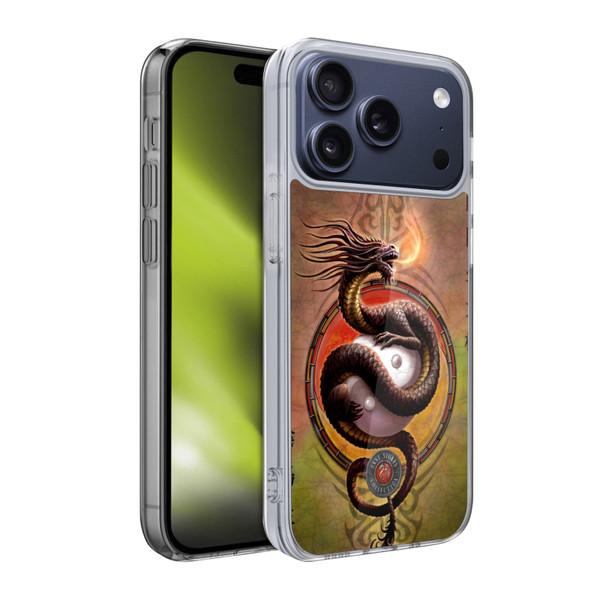 Anne Stokes Dragons Yin Yang Protector Soft Gel Case for Apple iPhone 17 Pro
