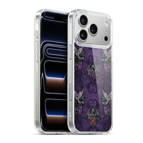 Anne Stokes Dragons 3 Pattern Soft Gel Case for Apple iPhone 17 Pro Max