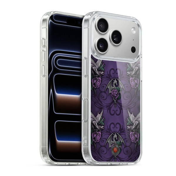 Anne Stokes Dragons 3 Pattern Soft Gel Case for Apple iPhone 17 Pro