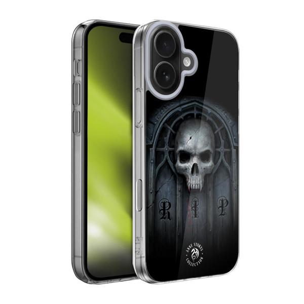 Anne Stokes Gothic Await The Night Skull Soft Gel Case for Apple iPhone 17