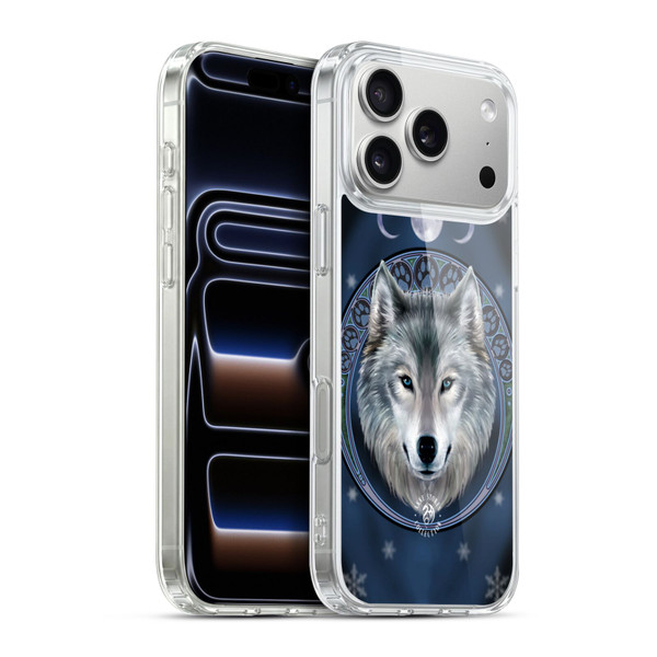 Anne Stokes Wolves Lunar Soft Gel Case for Apple iPhone 17 Pro Max