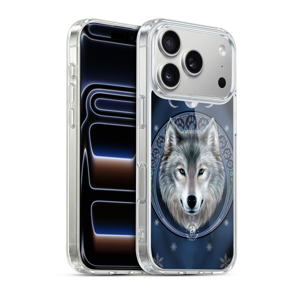 Anne Stokes Wolves Lunar Soft Gel Case for Apple iPhone 17 Pro