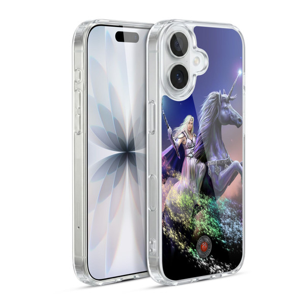 Anne Stokes Mix Fantasy Art Rainbow Magic Soft Gel Case for Apple iPhone 17