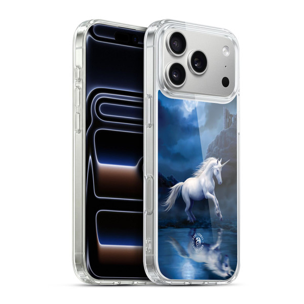 Anne Stokes Mythical Creatures Moonlight Unicorn Soft Gel Case for Apple iPhone 17 Pro Max