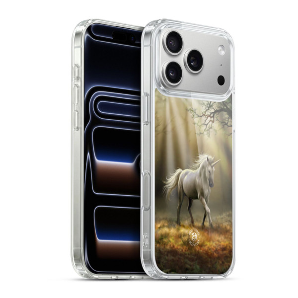Anne Stokes Mythical Creatures Glimpse of a Unicorn Soft Gel Case for Apple iPhone 17 Pro Max