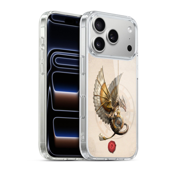Anne Stokes Steampunk Clockwork Dragon Soft Gel Case for Apple iPhone 17 Pro