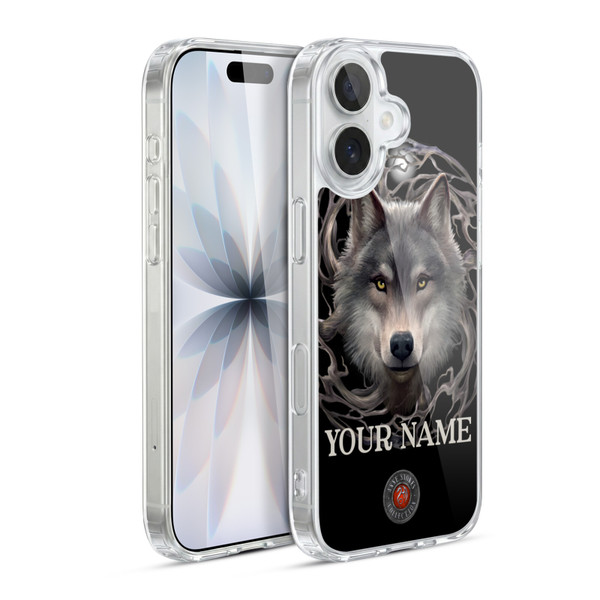 Custom Customised Personalised Anne Stokes Art Night Forest Soft Gel Case for Apple iPhone 17