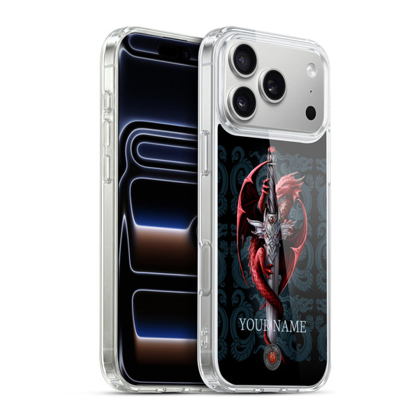 Custom Customised Personalised Anne Stokes Art Dagger Soft Gel Case for Apple iPhone 17 Pro Max