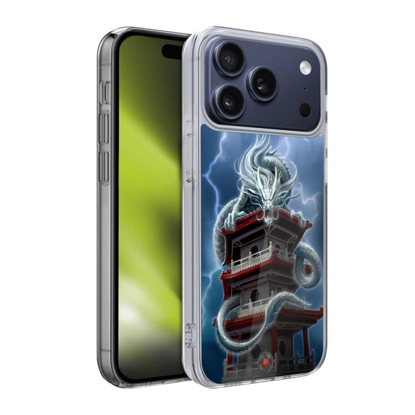 Anne Stokes Guardian Dragons The Tower Soft Gel Case for Apple iPhone 17 Pro