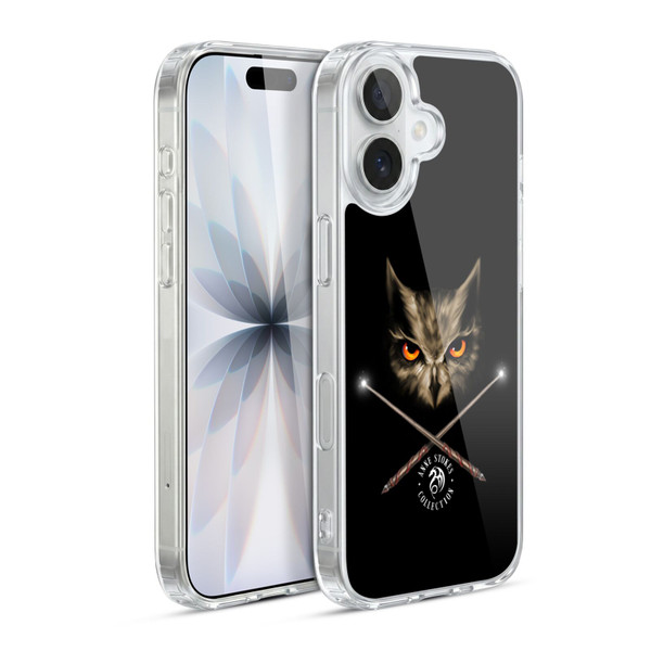 Anne Stokes Owls Cross Wands Soft Gel Case for Apple iPhone 17