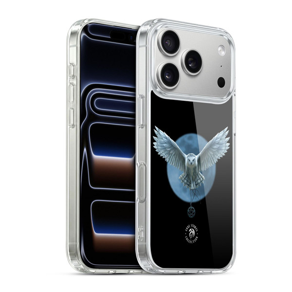 Anne Stokes Owls Moon Soft Gel Case for Apple iPhone 17 Pro