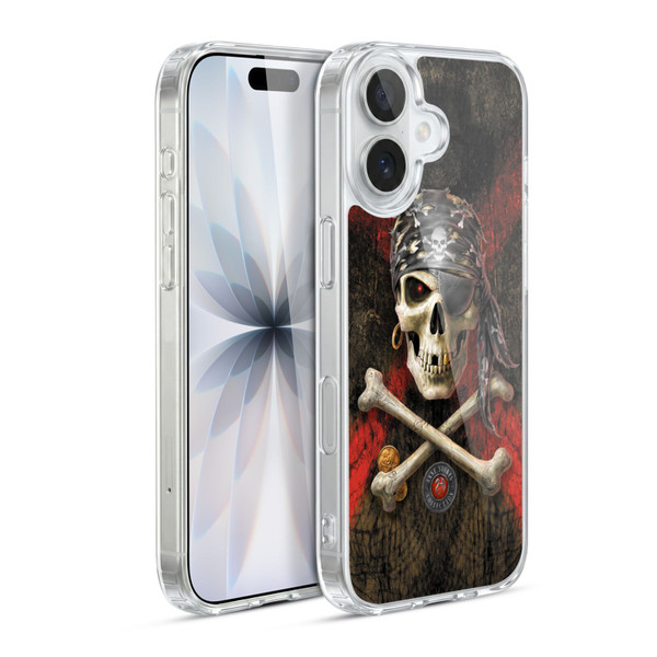 Anne Stokes Skull Pirate Soft Gel Case for Apple iPhone 17