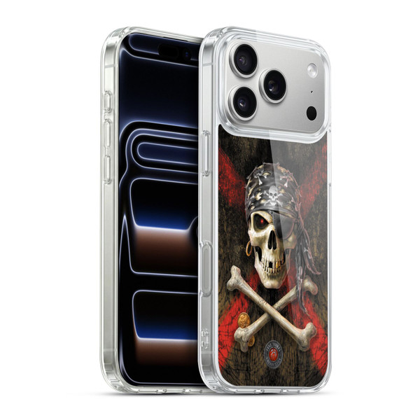 Anne Stokes Skull Pirate Soft Gel Case for Apple iPhone 17 Pro Max