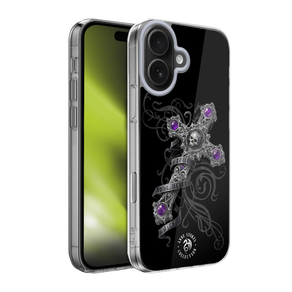 Anne Stokes Dark Hearts Lost Love Cross Soft Gel Case for Apple iPhone 17