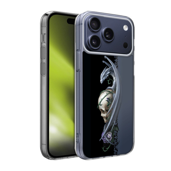 Anne Stokes Dragons 2 Skull And Rose Soft Gel Case for Apple iPhone 17 Pro Max