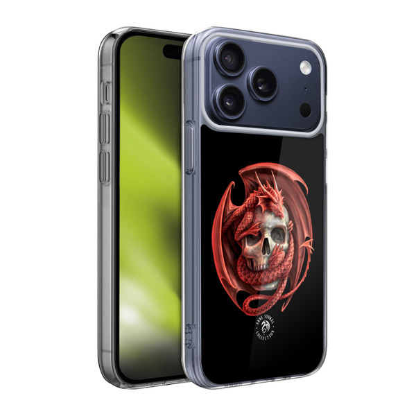 Anne Stokes Fire Tribal Dragon And Skull Soft Gel Case for Apple iPhone 17 Pro Max Anne Stokes Fire Tribal Dragon And Skull Soft Gel Case for Apple iPhone 17 Pro Max
