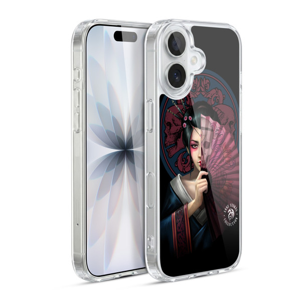 Anne Stokes Oriental Skull Geisha Soft Gel Case for Apple iPhone 17