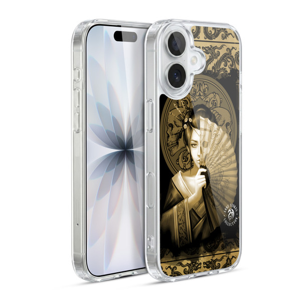 Anne Stokes Oriental Skull Geisha Sepia Soft Gel Case for Apple iPhone 17