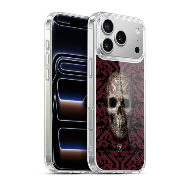 Anne Stokes Oriental Skull Dragon Swirl Pattern Soft Gel Case for Apple iPhone 17 Pro Max
