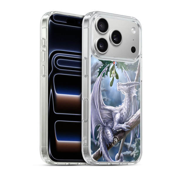 Anne Stokes Yule Snow Dragon Soft Gel Case for Apple iPhone 17 Pro