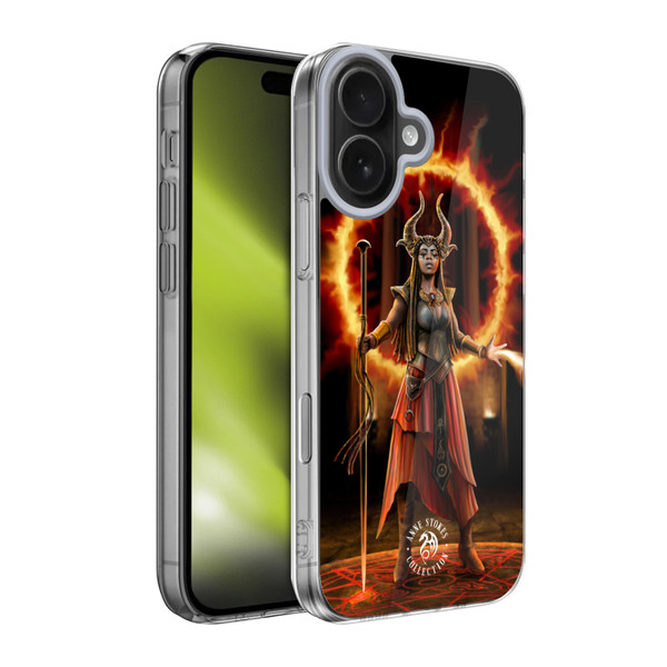 Anne Stokes Female Elementals Fire Soft Gel Case for Apple iPhone 17