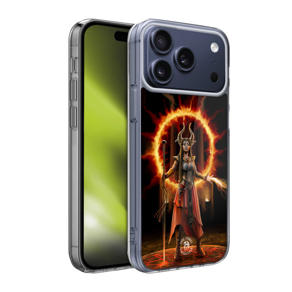 Anne Stokes Female Elementals Fire Soft Gel Case for Apple iPhone 17 Pro Max