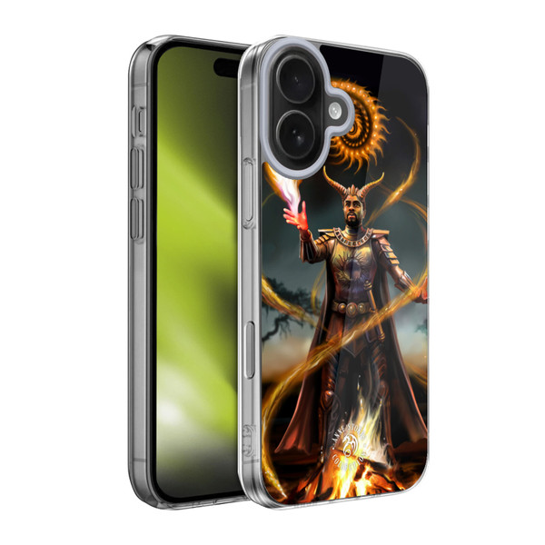 Anne Stokes Male Elementals Fire Soft Gel Case for Apple iPhone 17