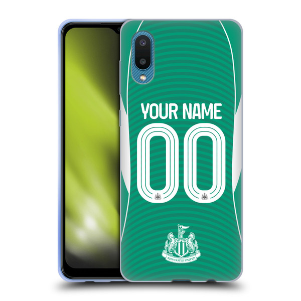 Newcastle United Football Club 2025/26 Crest Away Soft Gel Case for Samsung Galaxy A02/M02 (2021)