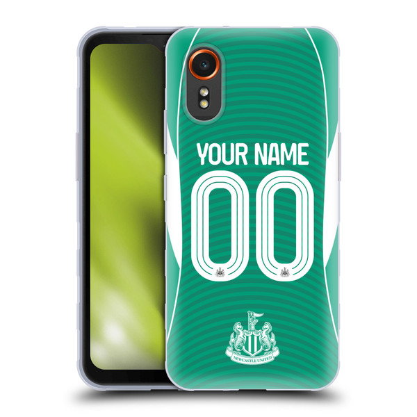 Newcastle United Football Club 2025/26 Crest Away Soft Gel Case for Samsung Galaxy Xcover7 5G